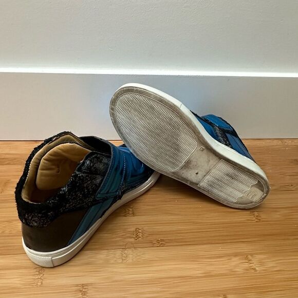 Maison Marigela Double Velcro High Top Sneakers - Picture 6 of 7